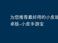 为您推荐最好用的小皮助手安卓版-小皮手游宝-路由网