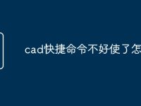 cad快捷命令不好使了怎么修-路由网