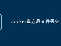 docker重启后文件丢失-路由网