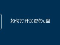如何打开加密的u盘-路由网