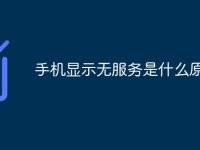 手机显示无服务是什么原因-路由网