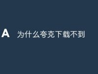 为什么夸克下载不到-路由网