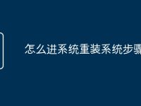 怎么进系统重装系统步骤-路由网