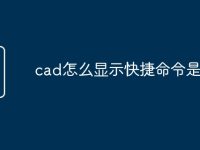 cad怎么显示快捷命令是什么-路由网