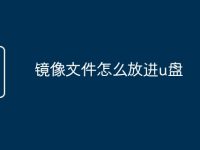 镜像文件怎么放进u盘-路由网