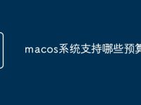 macos系统支持哪些预算软件-路由网
