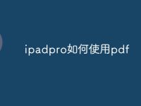 ipadpro如何使用pdf-路由网