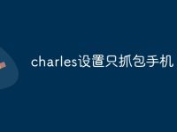 charles设置只抓包手机-路由网