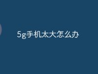 5g手机太大怎么办-路由网