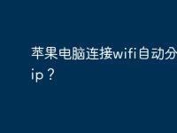 苹果电脑连接wifi自动分配的ip？-路由网