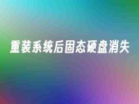 重装系统后固态硬盘消失-路由网