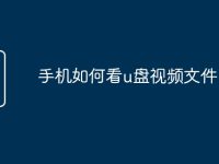 手机如何看u盘视频文件-路由网