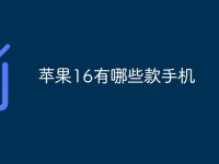苹果16有哪些款手机-路由网