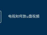 电视如何放u盘视频-路由网