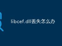 libcef.dll丢失怎么办-路由网