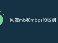 网速mb和mbps的区别-路由网