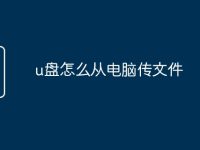 u盘怎么从电脑传文件-路由网