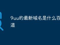 9uu的最新域名是什么百度知道-路由网