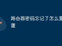 路由器密码忘记了怎么重新设置-路由网