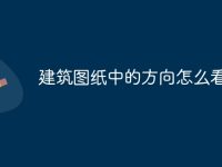 建筑图纸中的方向怎么看?-路由网