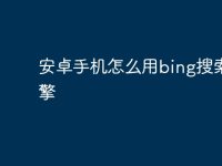 安卓手机怎么用bing搜索引擎-路由网