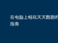 在电脑上畅玩天天酷跑的终极指南-路由网