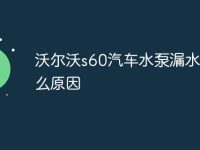 沃尔沃s60汽车水泵漏水是什么原因-路由网