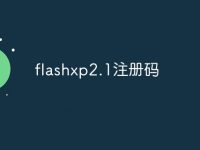 flashxp2.1注册码-路由网