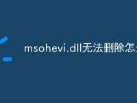 msohevi.dll无法删除怎么办-路由网