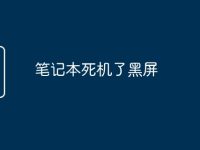 笔记本死机了黑屏-路由网