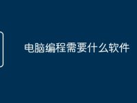 电脑编程需要什么软件-路由网