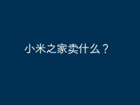 小米之家卖什么?-路由网