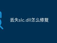 丢失slc.dll怎么修复-路由网