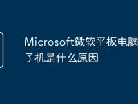 Microsoft微软平板电脑开不了机是什么原因-路由网