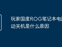 玩家国度ROG笔记本电脑自动关机是什么原因-路由网