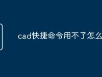 cad快捷命令用不了怎么办-路由网