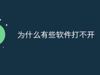 为什么有些软件打不开-路由网