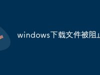windows下载文件被阻止-路由网