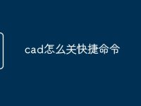 cad怎么关快捷命令-路由网