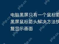 电脑黑屏只有一个鼠标箭头 黑屏鼠标箭头解决方法快速恢复显示画面-路由网