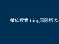 微软搜索 bing国际版怎么样-路由网