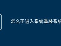 怎么不进入系统重装系统-路由网