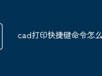 cad打印快捷键命令怎么更改-路由网