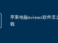 苹果电脑eviews软件怎么下载-路由网