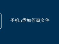 手机u盘如何查文件-路由网