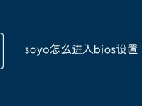 soyo怎么进入bios设置-路由网