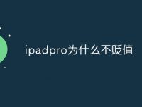 ipadpro为什么不贬值-路由网