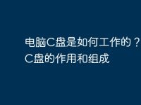 电脑C盘是如何工作的?解析C盘的作用和组成-路由网