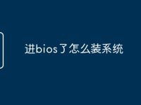 进bios了怎么装系统-路由网