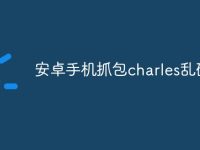 安卓手机抓包charles乱码-路由网